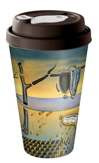 Стакан с крышкой 550мл с декором с клапаном "Искусство" (микс) 223134690/00