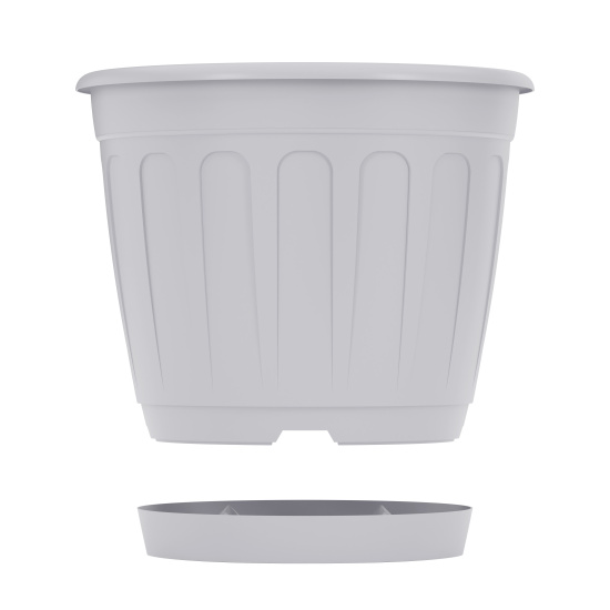 Горшок цв. "Дионис" 3,6л (серый) М8525