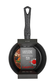 Кастрюля (ковш) 1,5 л., 160 мм, 1 руч., б/кр, а/п. Easy Stone. Алюминий марки А5 6116152