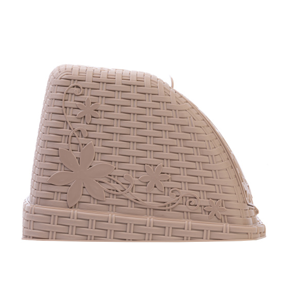 Хлебница "Плетенка"  св.коричневый М4903