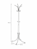 Вешалка напольная  "Корона" разборная (Графит)