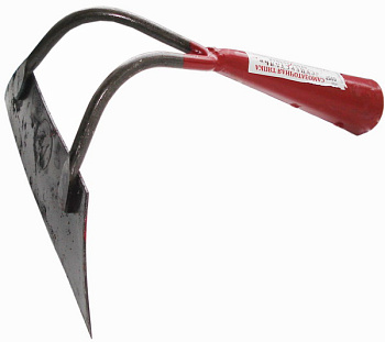 Тяпка самозаточная 190*50 мм "Супер сталь" красная
