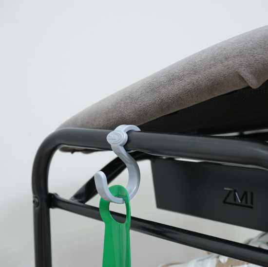 Подставка для обуви "Гранада 13В_НБК" с сиденьем и ящиком нубук (Черный) 