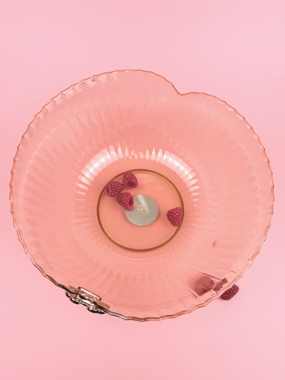 Миска сервировочная 24см (пластик) цвет микс OLS-033А-41