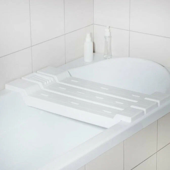Полка-сиденье для ванны (белый) М1552