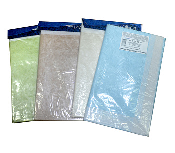 Скатерть 130 (140) *180 шелкография винил.кружево