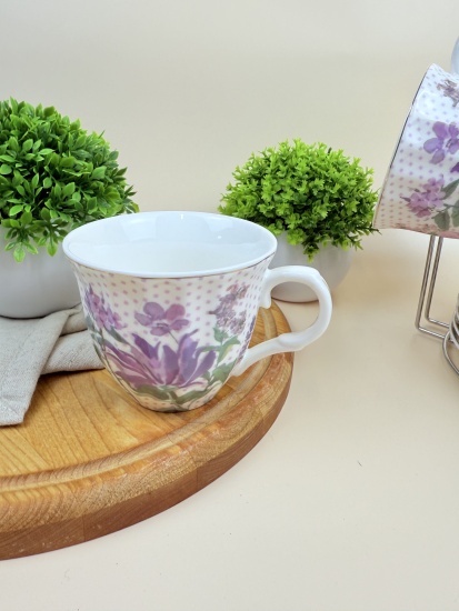 Сервиз на м/подст. (12 пр.) Lavenir 220 мл, 14 см, C03-192 12M фарфор 00110745