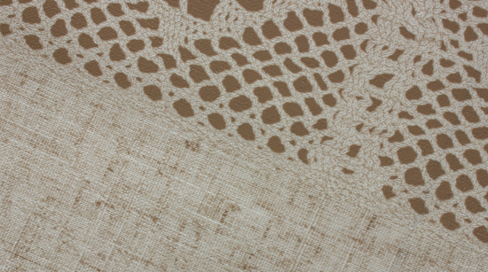 Клеенка Алегра, 137 см, Лён и кружево