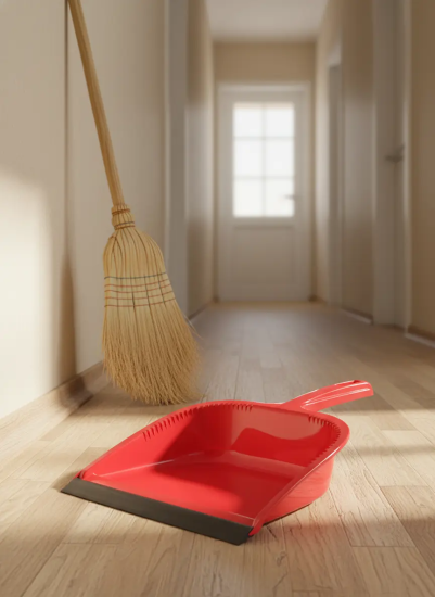 Совок квадратный "Rimo" с кромкой (красный) 221241306/03