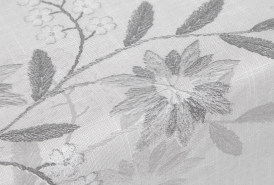 Клеенка 137см Аурум Колор Серебряные цветы JR81948-5 Клеенка 137см Аурум Колор Серебряные цветы JR81948-5