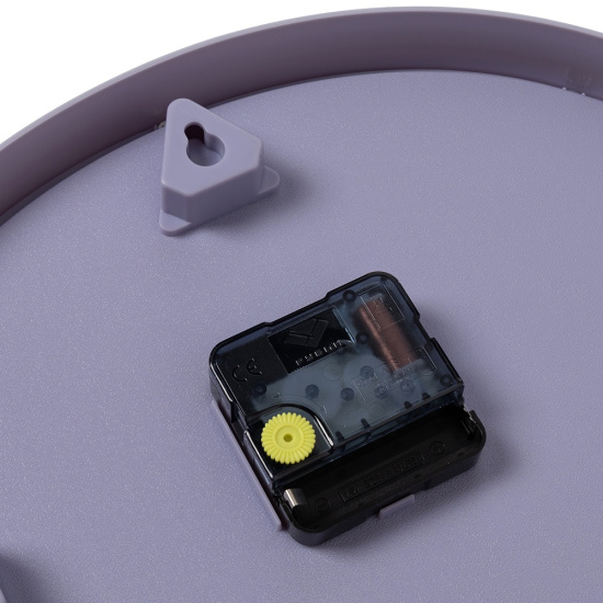 2720-121 (10) Часы настенные овал 22,5х29см, корпус сиреневый "Классика" Рубин