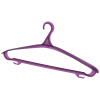 Вешалка для одежды размер 48-50 фиолетовая (прозрачная) 311385
