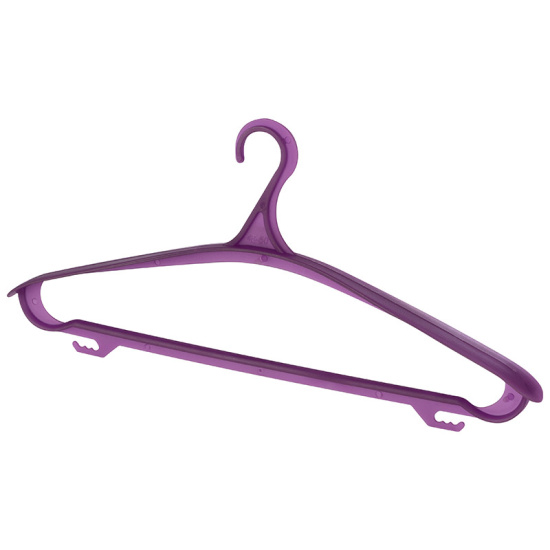 Вешалка для одежды размер 48-50 фиолетовая (прозрачная) 311385