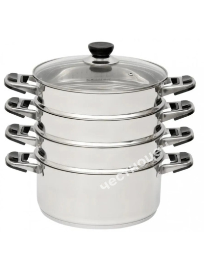 Мантоварка 30см 4- секции 21,5л  индукц. дно КТ-304АТ