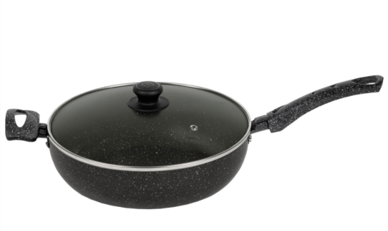 Сотейник 260 мм, 2 руч., ст./кр, а/п. Easy Stone. Алюминий марки А5 6926352