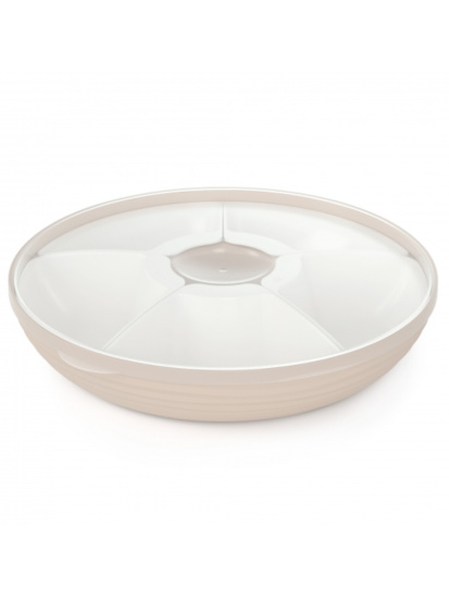 Менажница "Оазис" 5-ти секционная (с крышкой)(бежевый) М9023