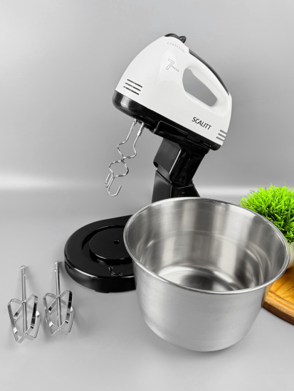 Миксер  200Вт, с  нержавеющей чашей 2л. На подставке SC-133KA OLS-HC-10