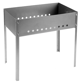 Мангал 500*300*350 0,4мм (без шампуров) в пленке (9312)