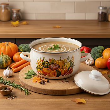 Кастрюля 5,0 литров (Осенний карнавал) С-4216АП2/4Жм