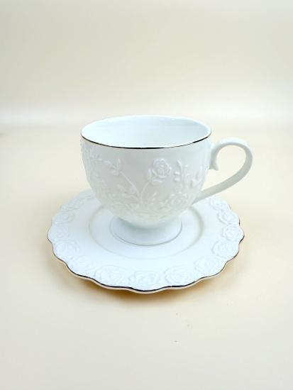 Набор в коробке (12 пр.) Lavenir "Пломбир" 220 мл, 14 см, 530-060 фарфор 110501