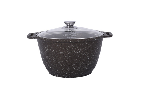 Кастрюля 4,0л со стекл. кр. АП (кофейный мрамор) кмк42а Кастрюля 4,0л со стекл. кр. АП (кофейный мрамор) кмк42а