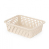 Корзина "Орбита" 400х300х125мм (бежевый) М8798