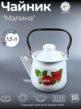 Чайник для плиты 1,5л 01-2708/4 Малина