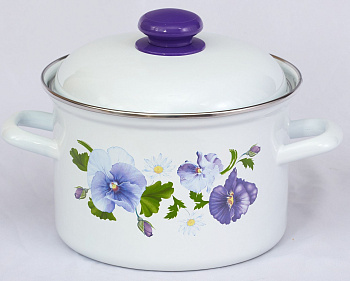 Кастрюля 3,0л 16124 АП2 "Анютины глазки" Кастрюля 3,0л 16124 АП2 "Анютины глазки"