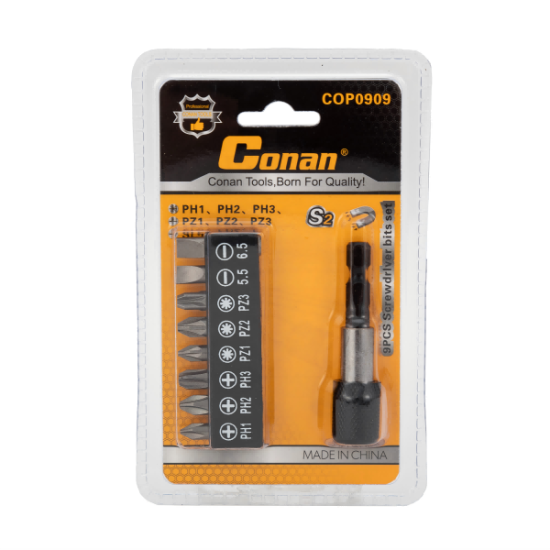 Набор бит Conan 9шт S2 COP0909 OLS-778-58