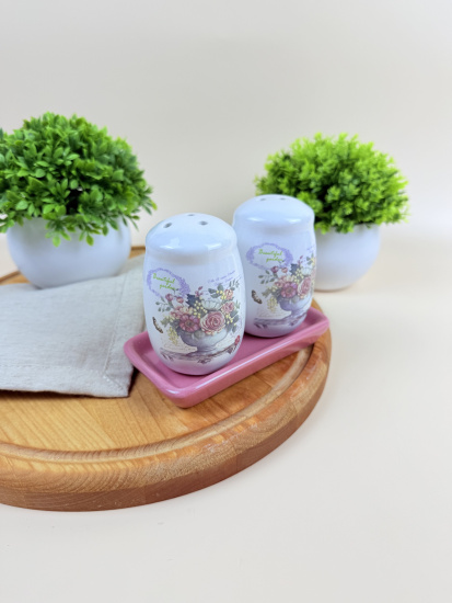 Набор для специй (2 пр.) Lavenir "Beautiful garden" 5/11*6 см HC400-K48 доломит 84278