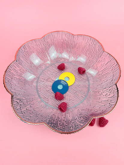 Салатник 23см (пластик) цвет микс OLS-033А-8