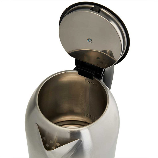 Чайник 2,0л  DELTA  DL-1330 нерж. с красным