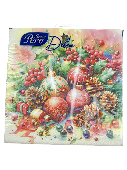 Салфетки GrandPedro Deluxe 33*33 Этюд 3сл 20л 2838