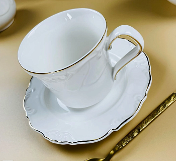 Чайный набор 12пр. 250мл КРОКУС ЗОЛОТОв под.уп. 109-234