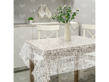 Скатерть ПВХ столовая "Муза" 132х180 см (МИКС) 7098-mix
