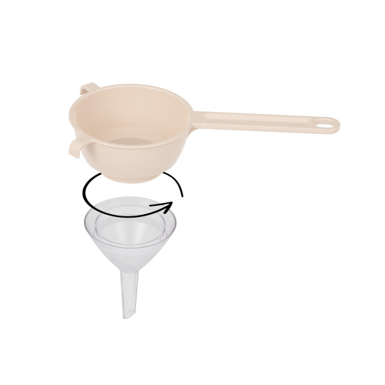 Сито (90мм) (с воронкой) М8313  бежевый