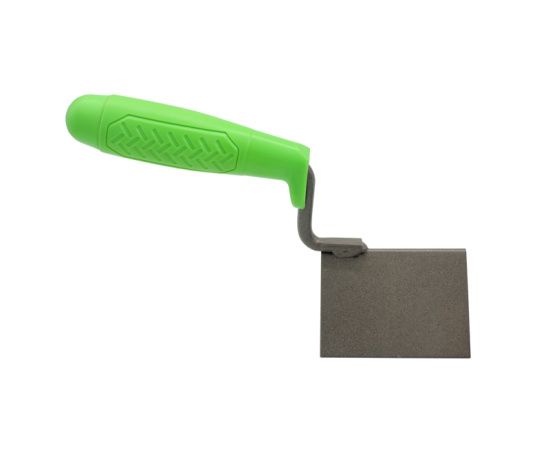Кельма для внешних углов 80*60*60мм, порошковая окраска,  пластиковая ручка 02-15-007