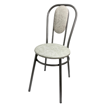 Стул №1 к/з 55  н.хром ,мрамор