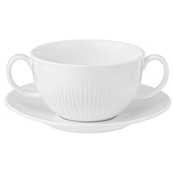 БУЛЬОННИЦА С БЛЮДЦЕМ LEFARD "HERBAL" 400 МЛ (КОР=24НАБ.) (171-250)