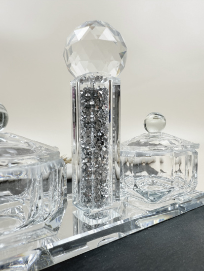 Солонки на подставке в серебре OLS-6797-12