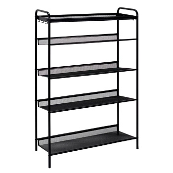 Подставка для обуви 5-и полочная "Женева 25"  (черный)