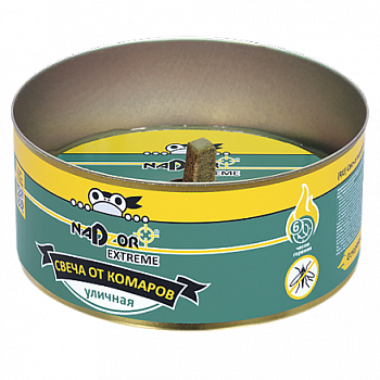 Свеча антимоскитная на эфирных маслах 6 часов горения Nadzor SVCHEX1 132 382