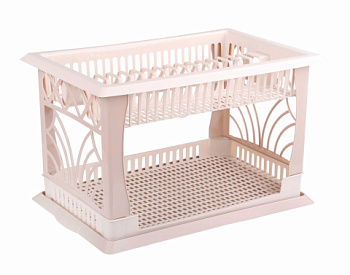 Сушилка для посуды "Мечта хозяйки" №2 (св.бежевый) М7610