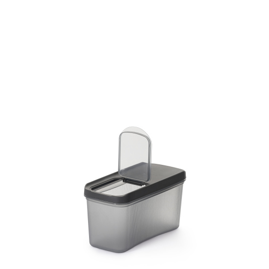 Емкость для сыпучих продуктов "Лайн" 1л (графитовый) М9002