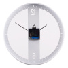 Часы настенные из металла, 32см открытая стрелка, белый "Классика" "Рубин" 3237-001,,