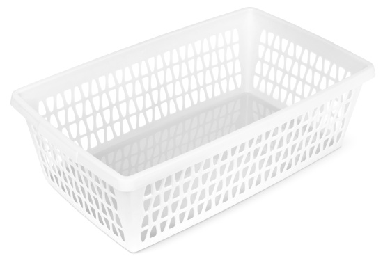 Корзина для хранения "Велетта" 34х21х10см белая С713БЕЛ