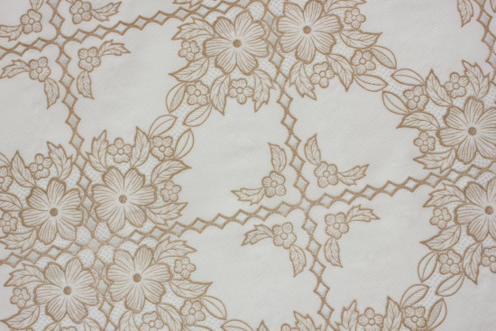 Клеенка Lace Print 137 см, LS005K, сепия