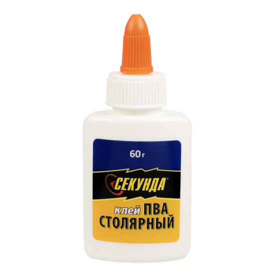 Клей столярный "Секунда" 60г, на индивидуальном блистере, 469-196