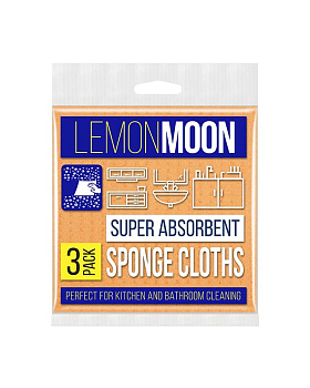 Салфетка целлюлозная 150*180 3шт. Lemon Moon Арт. L501
