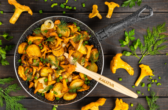 Сковорода 220 мм, 1 руч, б/кр, а/п. Easy Stone Induction. Алюминий марки А5 62682211